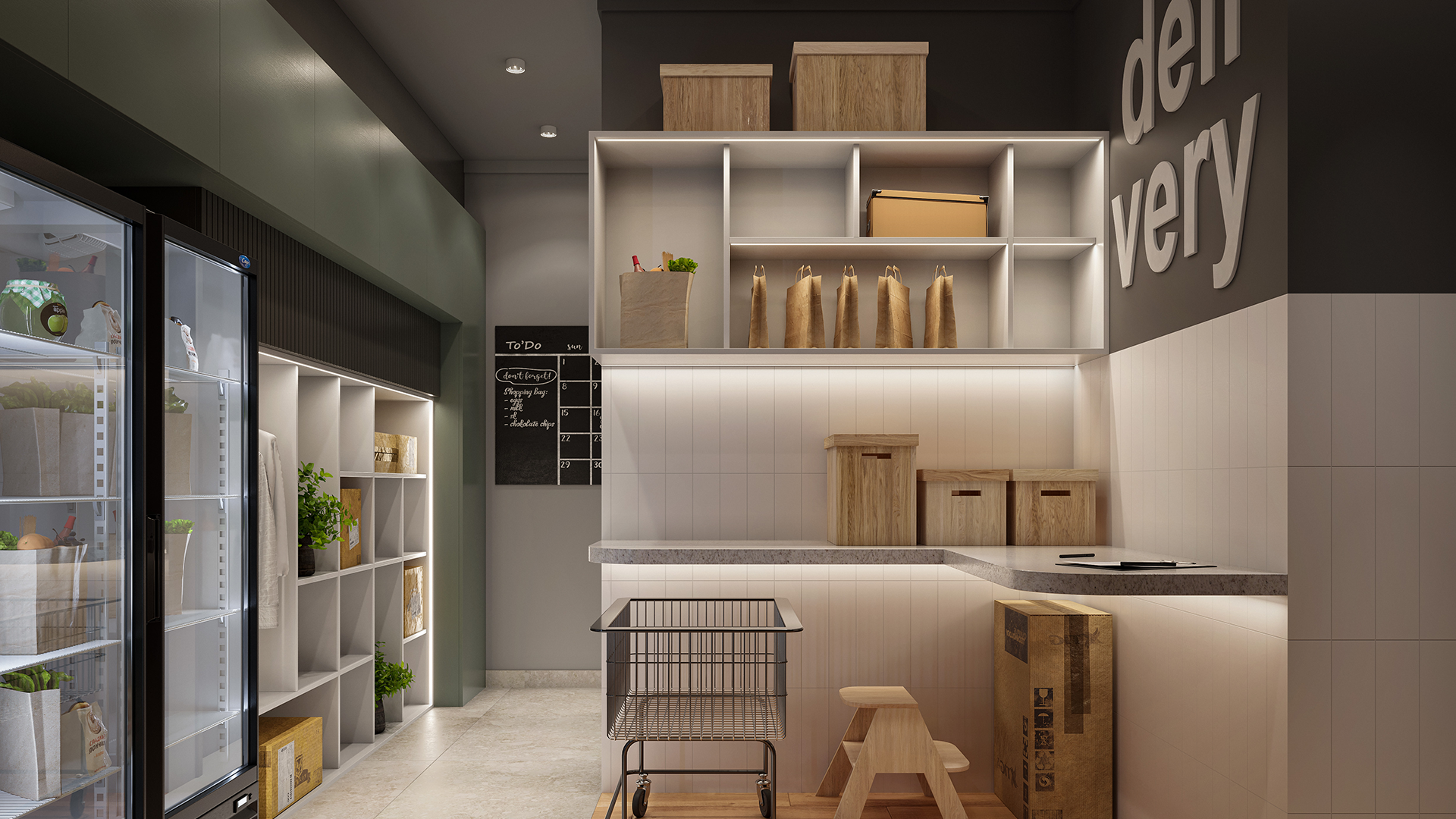 Espaço delivery do Euro, novo empreendimento de Botucatu-SP.
