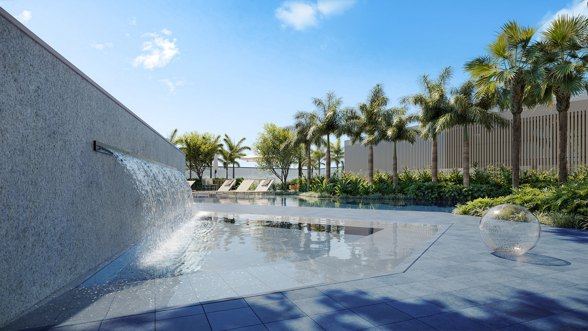 Piscina do Euro, novo empreendimento de Botucatu-SP.